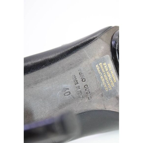 Jason Salstein Women's Pointed Toe Slip-On Stiletto Party Shoe Black Size 10 - Picture 5 of 6